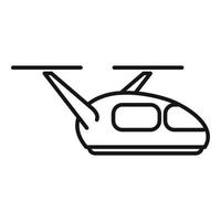 slim onbemande taxi icoon, schets stijl vector