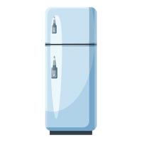 wit koelkast met scheiden diepvries icoon vector