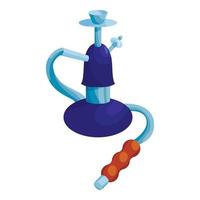 Turks hookah icoon, tekenfilm stijl vector