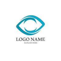 oog zorg logo icoon illustratie ontwerp sjabloon vector