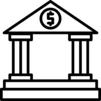 pictogram banklijn vector