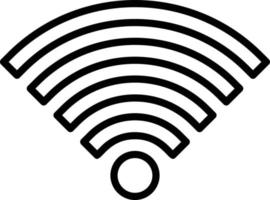 wifi lijn icoon vector