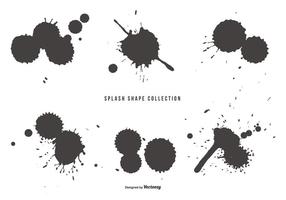 Splash Shapes Collection vector