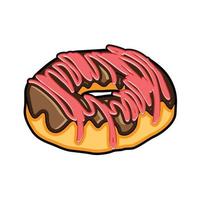 lekker donut illustratie vector