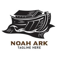 Noach ark vector illustratie, perfect voor gemeenschap logo ook mooi zo voor organisaties logo