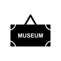 museum label vector icoon