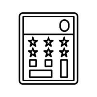 rekenmachine vector pictogram