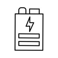 batterij vector pictogram