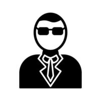 casino manager vector icoon