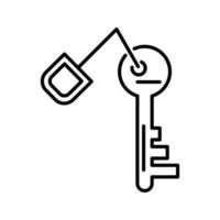 sleutel vector pictogram