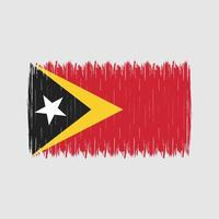 oosten- Timor vlag borstel vector
