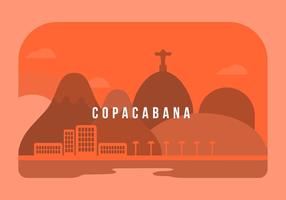 Copacabana Achtergrond vector