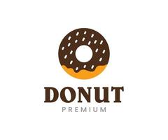 modern donut icoon logo ontwerp vector