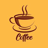 koffie logo sjabloon vector ontwerp