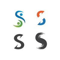 s letter logo vector