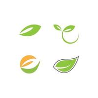 groen blad logo vector