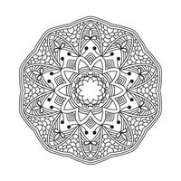 Kerstmis ornament mandala vector