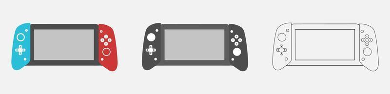 Nintendo schakelaar troosten vector illustratie vector schakelaar