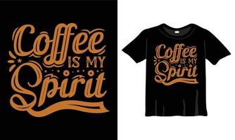 koffie is mijn geest t-shirt ontwerp, koffie typografie, koffie mok schoonschrift ontwerp, en koffie vector t-shirt