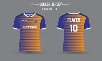 voetbal sport Jersey en t-shirt vector ontwerp sjabloon