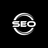 seo brief logo ontwerp in illustratie. vector logo, schoonschrift ontwerpen voor logo, poster, uitnodiging, enz.