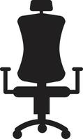 fauteuil icoon Aan wit achtergrond. stoel teken. kantoor stoel logo. vlak stijl. vector