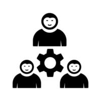 teamwerk vector pictogram