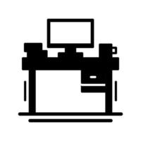 bureau vector pictogram