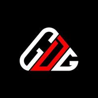 gdg brief logo creatief ontwerp met vector grafisch, gdg gemakkelijk en modern logo.