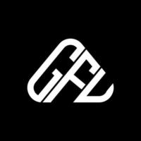 gfu brief logo creatief ontwerp met vector grafisch, gfu gemakkelijk en modern logo.