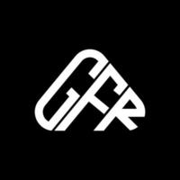 gfr brief logo creatief ontwerp met vector grafisch, gfr gemakkelijk en modern logo.