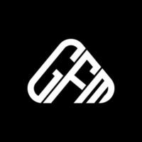 gfm brief logo creatief ontwerp met vector grafisch, gfm gemakkelijk en modern logo.