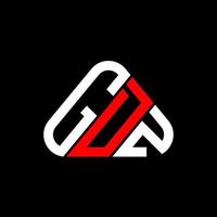 gdz brief logo creatief ontwerp met vector grafisch, gdz gemakkelijk en modern logo.