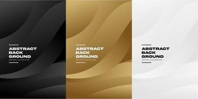 abstract kromme achtergrond verzameling vector