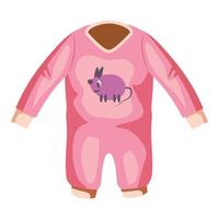 romper voor baby icoon, tekenfilm stijl vector