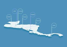 Gratis Outstanding Midden-Amerika Kaart Vectors