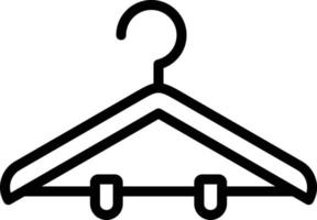 kleren hanger vector icoon ontwerp