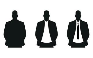 bedrijven Mens silhouet ontwerp vector