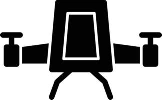 lucht taxi glyph icoon vector