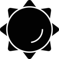 zon glyph icoon vector