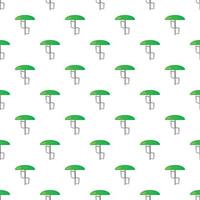groen speelplaats paraplu patroon, tekenfilm stijl vector