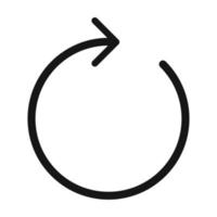 pijl cirkel vector icoon
