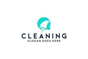 brief q voor schoonmaak schoon onderhoud onderhoud voor auto detaillering, huizen logo icoon vector sjabloon.