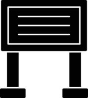 uithangbord glyph icon vector