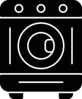 wasmachine glyph-pictogram vector