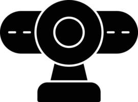 webcam glyph-pictogram vector