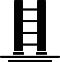 ladder glyph-pictogram vector