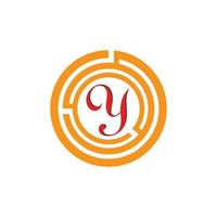 brief y bedrijf zakelijke abstract eenheid vector logo ontwerp sjabloon