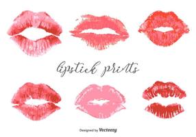 Vector lipstick prints instellen