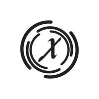 brief X bedrijf zakelijke abstract eenheid vector logo ontwerp sjabloon